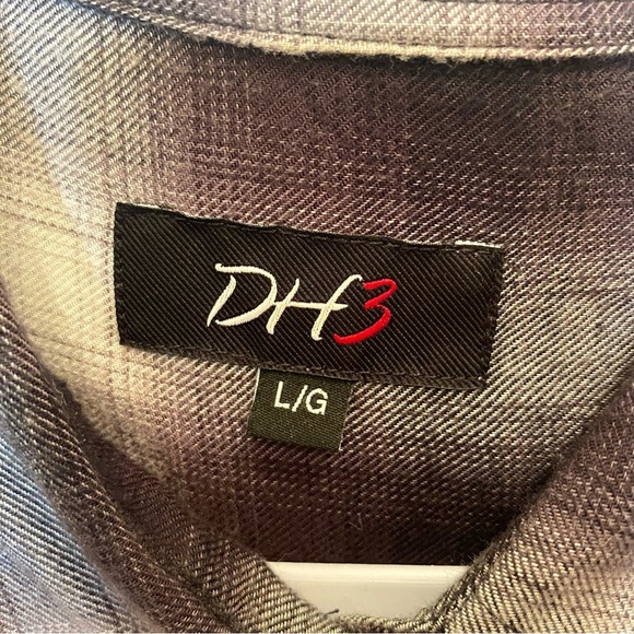 DH3 - Long sleeve plaid Top- XL - Picture 4 of 6